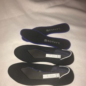 Rothy’s black flats